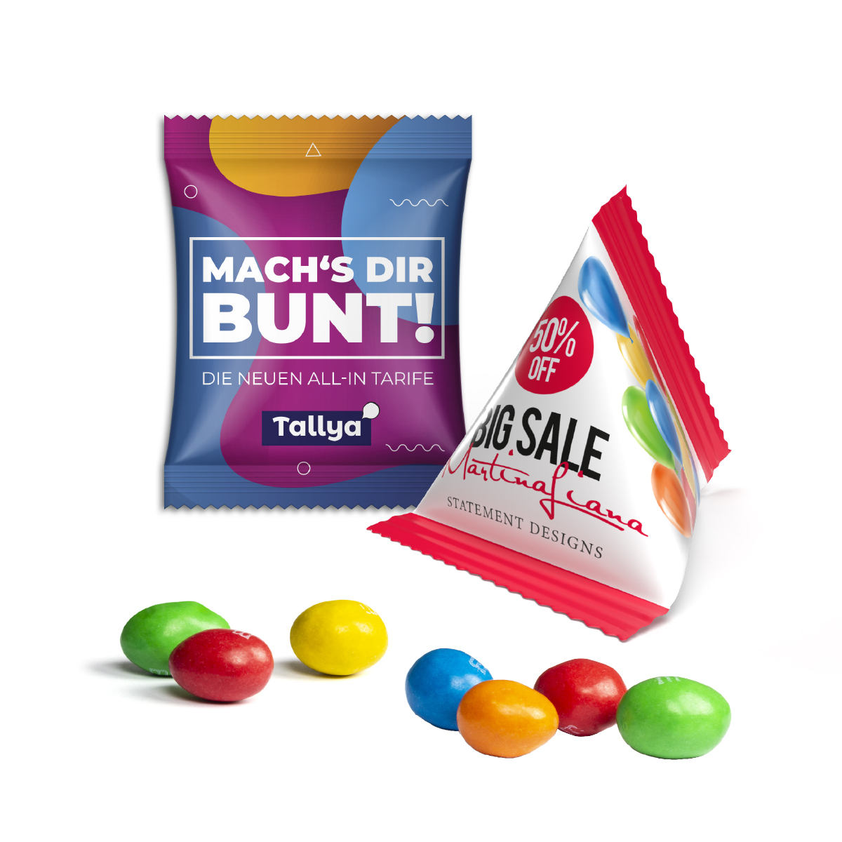 M&M's Peanuts im Mini Tetraeder